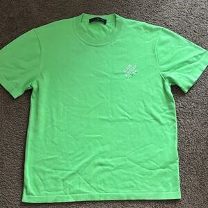 Louis Vuitton Neon Green Short Sleeve Tee